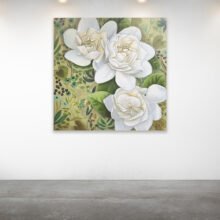 Gardenia oil painting