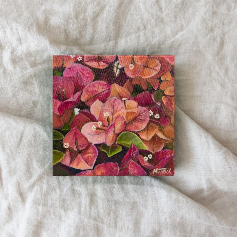 bougainvillea painting