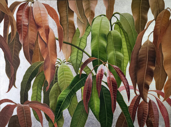 Mango leaf painting
