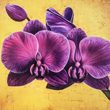 Hydra print on panel