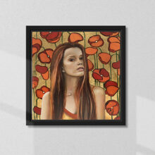 Wallflower gold leaf