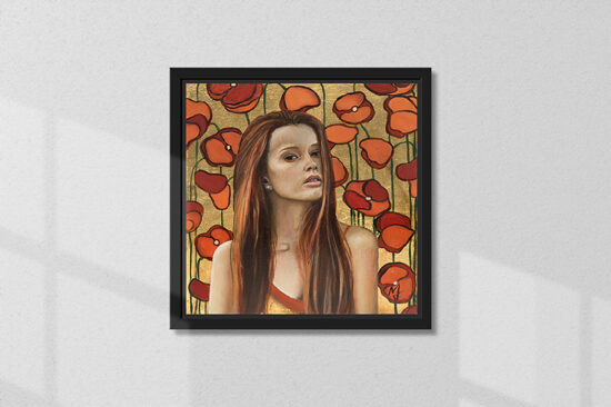 Wallflower gold leaf