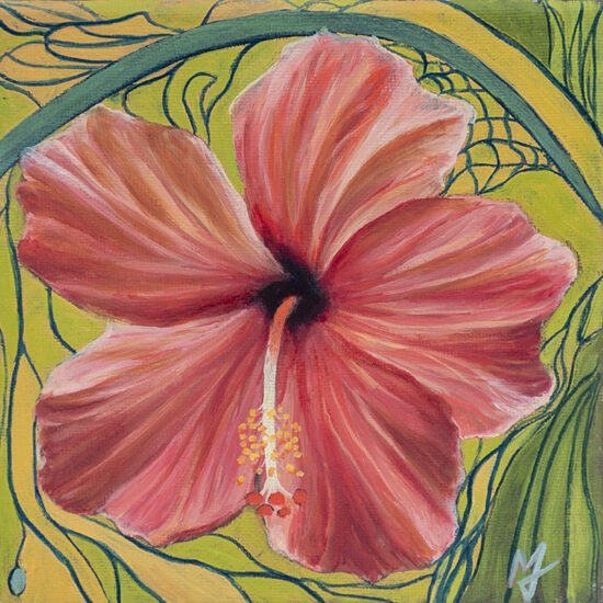 Art Nouveau Hibiscus