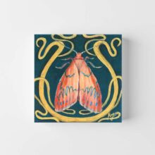 Moth painting