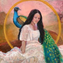 nina and her peacock