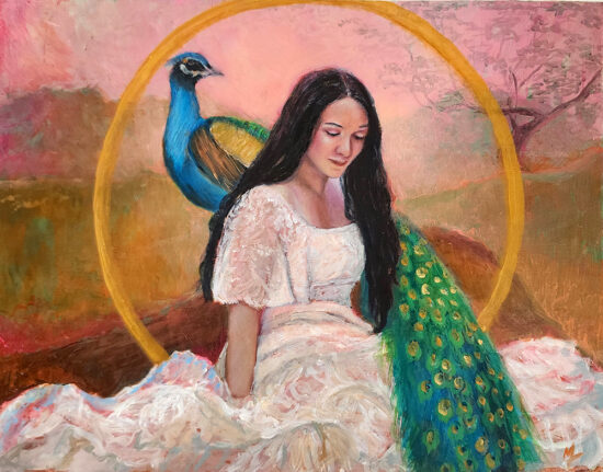 nina and her peacock